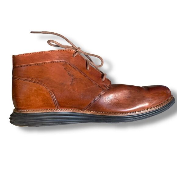Cole Haan Men’s Original Grand Chukka Boots Brown Leather 8.5W Lace Up Classic main image 5